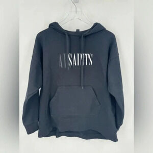 AllSaints Black Hoodie Small B1255